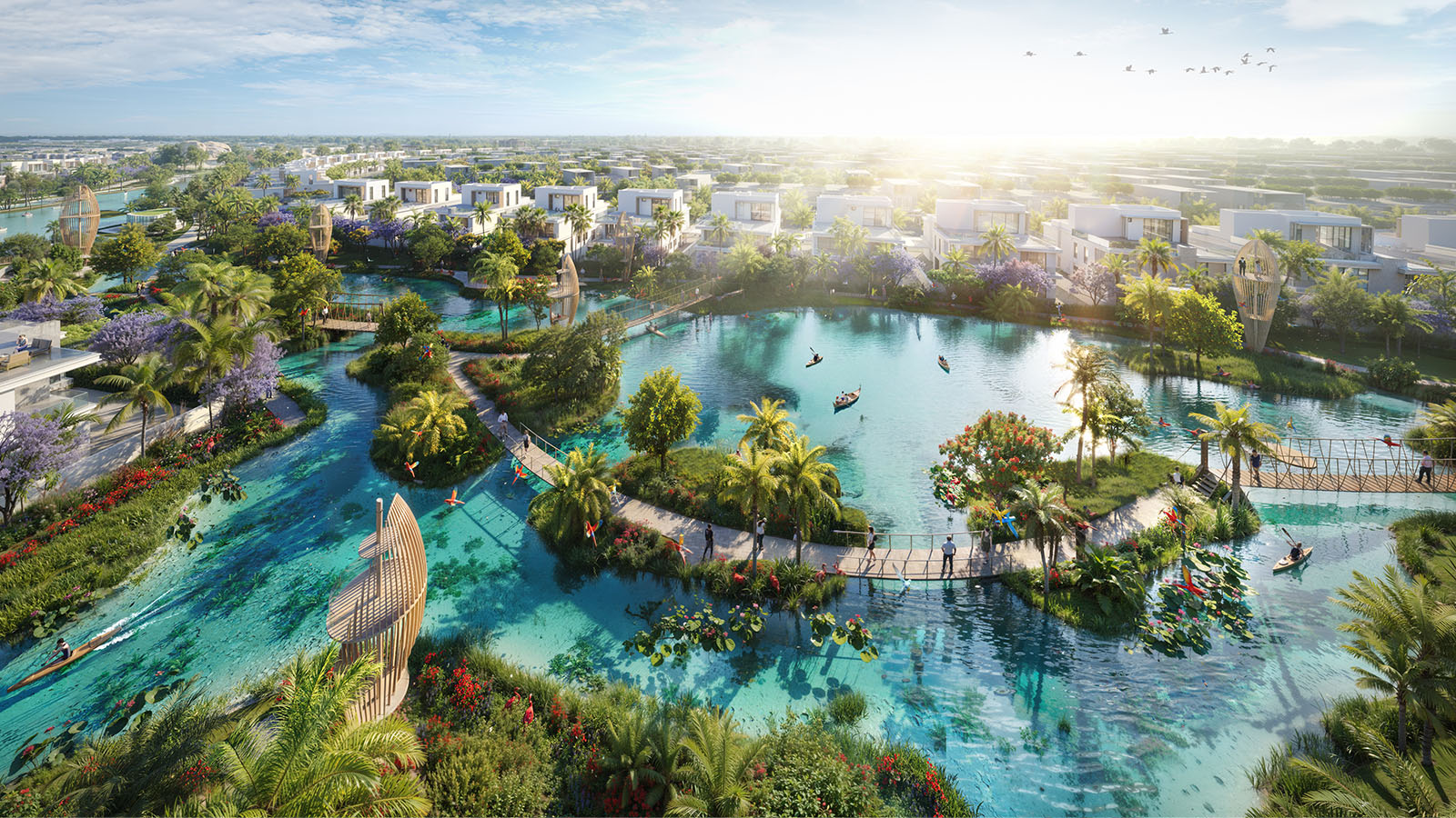 Island-style community in Dubai